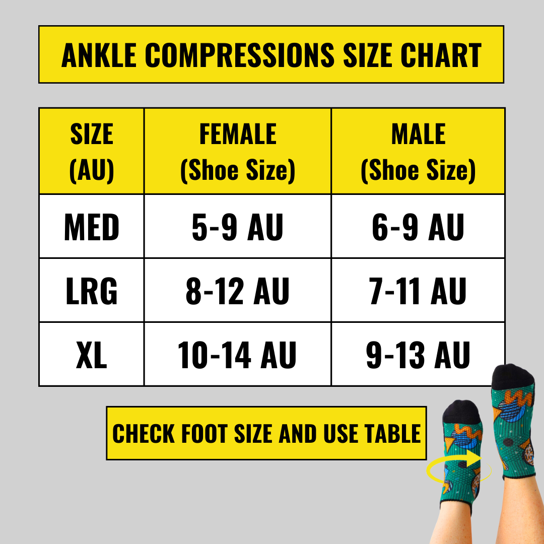 Spring Garden Ankle Compression Socks