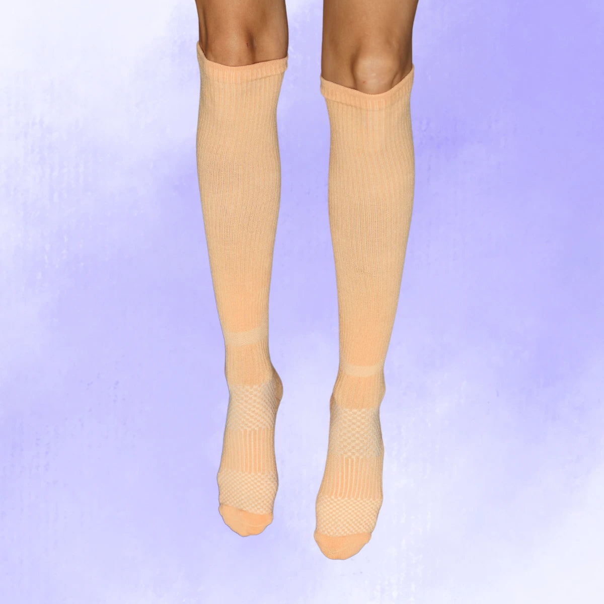 Pastel Purple Bamboo Compression Socks - Funky Sock Co