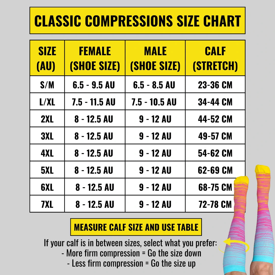 (69% OFF) Random 10 Pack Classic Compression Socks