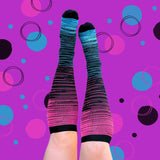 S/M - 7XL Pink Blue Black Compression Socks