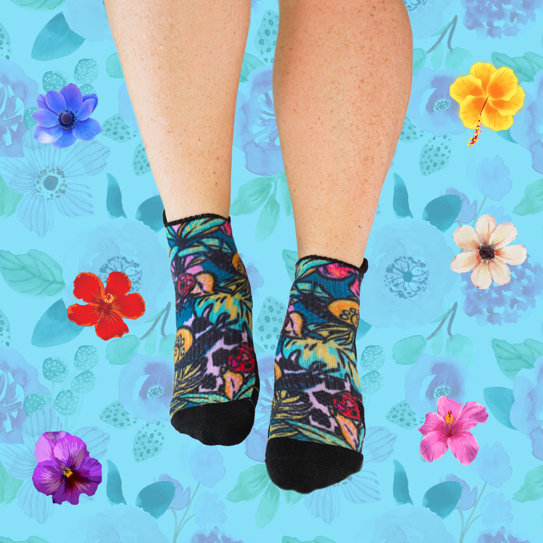 Ankle Compression Socks 6 Pack Mixed Bamboo
