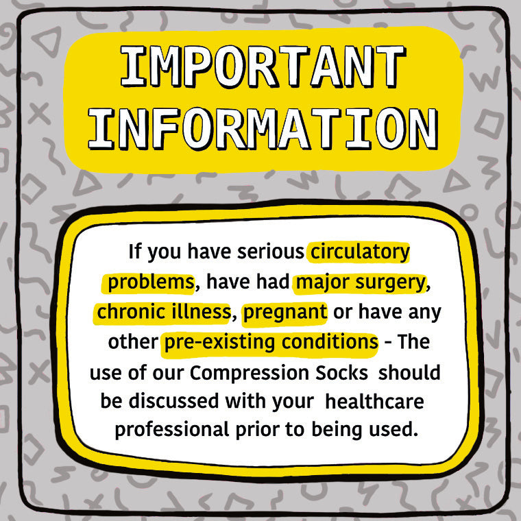 3 Pack Classic Compression Socks