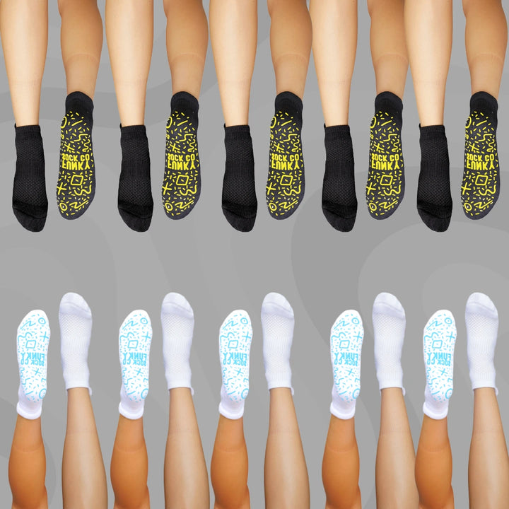 Grip Ankle Compression Socks 10 Pack Mixed