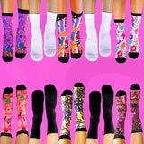 Crew Compression Socks 10 Pack Mixed Colours V2