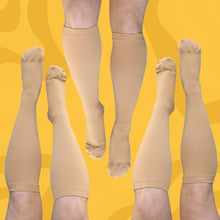 3 Pack Nude Classic Compression Socks