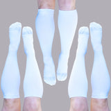 3 Pack S/M - 4XL Compression Socks White