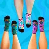 Ankle Compression Socks 3 Pack Retro Bamboo - Funky Sock Co
