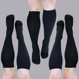 3 Pack S/M - 7XL Compression Socks Black