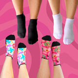 Ankle Compression Socks 4 Pack Mixed Bamboo - Funky Sock Co