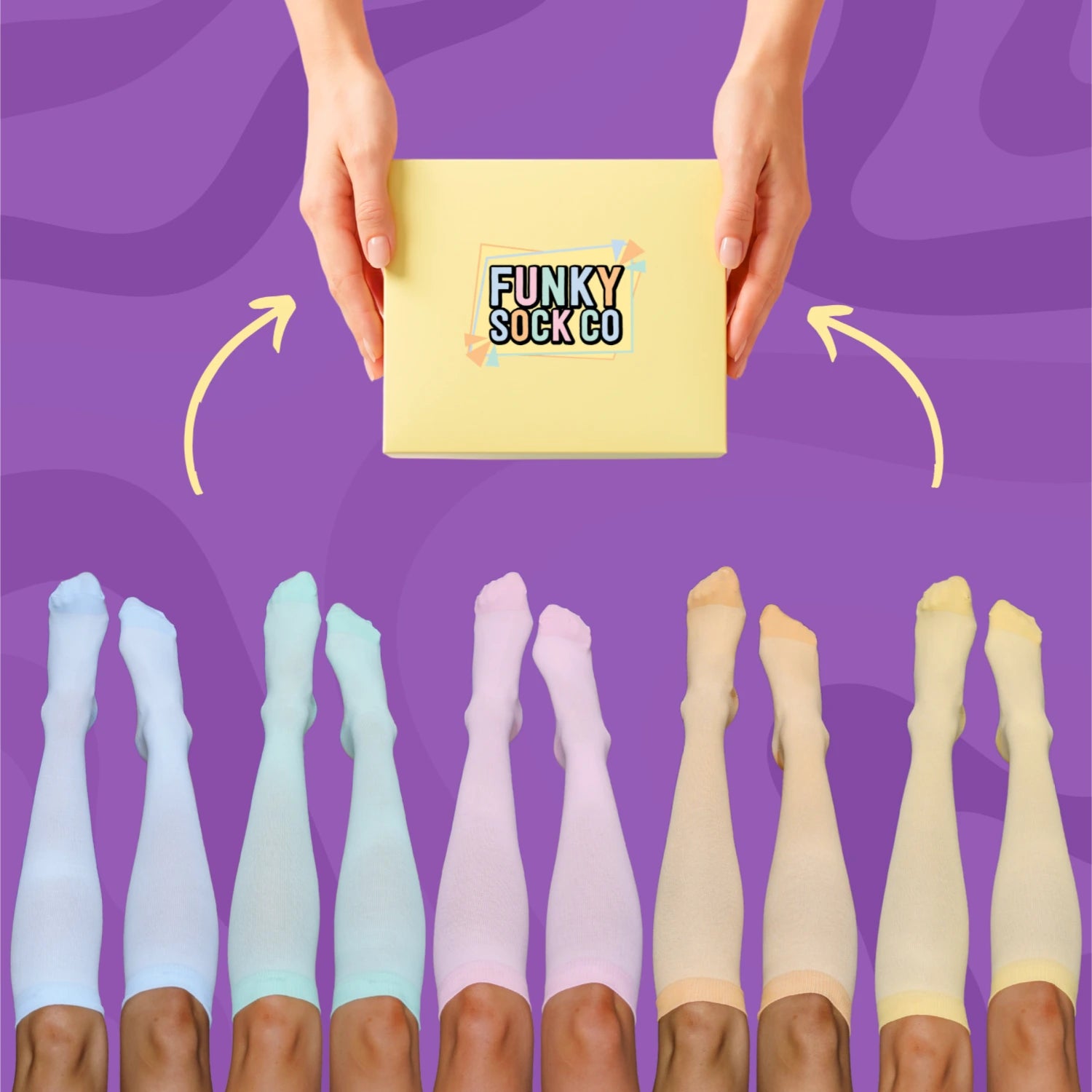 *Pre-Order* Pastel Classic Knee-High Compressions 5pk Gift Box