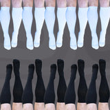 Classic 10 Pack Compression Socks White Black
