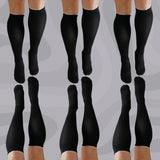 Bamboo Black Knee-High Compression Socks - Funky Sock Co