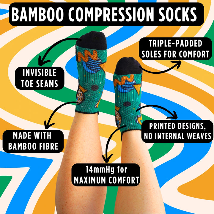 Ankle Compression Socks 4 Pack Staple Bamboo