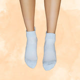 Pastel Purple Ankle Compression Socks Bamboo - Funky Sock Co