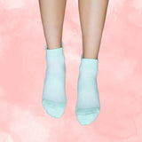 Pastel Green Ankle Compression Socks Bamboo - Funky Sock Co