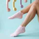 Pastel Pink Ankle Compression Socks Bamboo