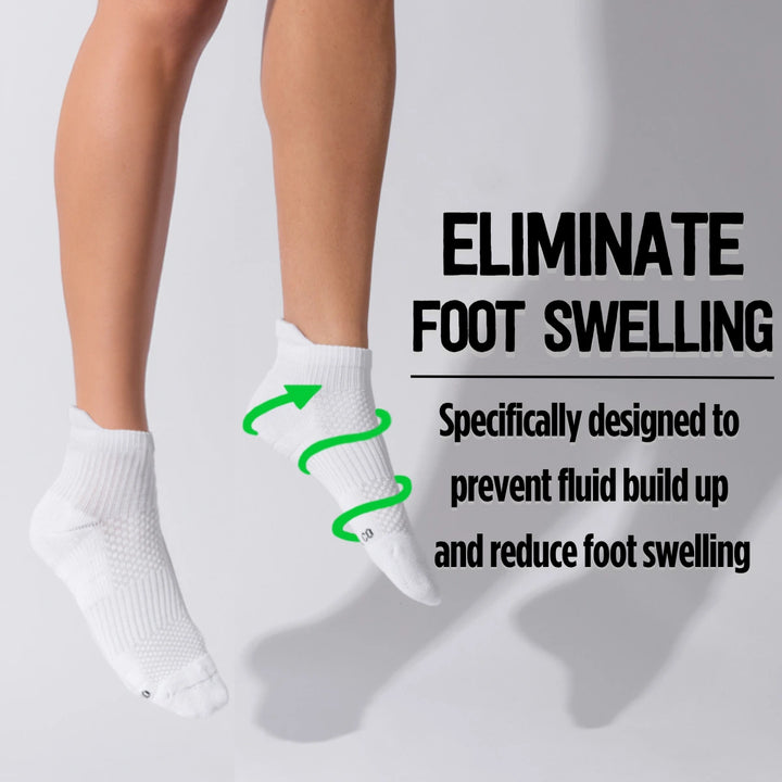 Ankle Compression Socks 3 Pack Neon Bamboo