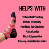 Ankle Compression Socks Retro Bamboo