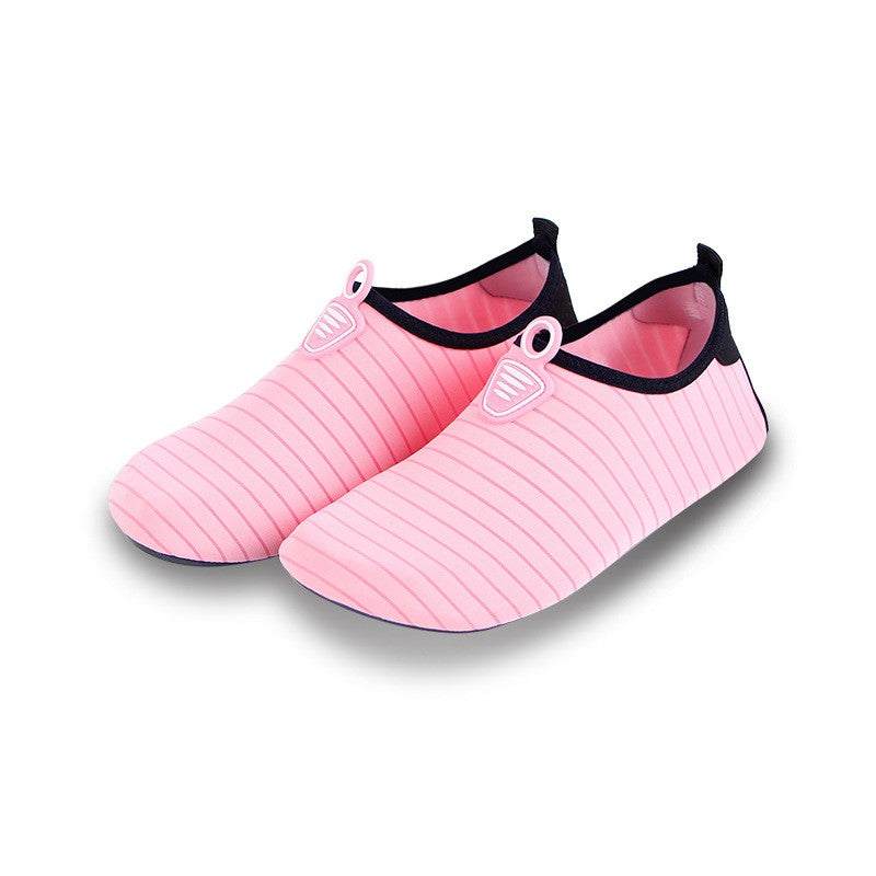 Kids Reef Water Shoes Light Pink Uni-sex Sand Beach Rocks Sensory Pool Coral Anti-Slip Aqua