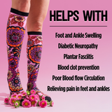 Bamboo Fruit Salad Compression Socks