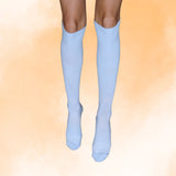 Pastel Blue Bamboo Compression Socks - Funky Sock Co
