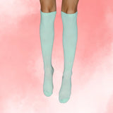 Pastel Green Bamboo Compression Socks - Funky Sock Co