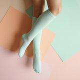 Pastel Green Bamboo Compression Socks