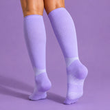 Pastel Purple Bamboo Compression Socks - Funky Sock Co