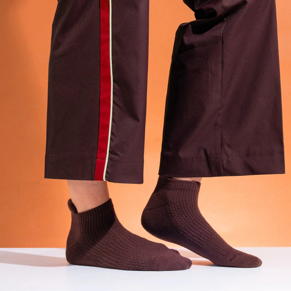 Ankle Compression Socks Chocolate Bamboo – Funky Sock Co