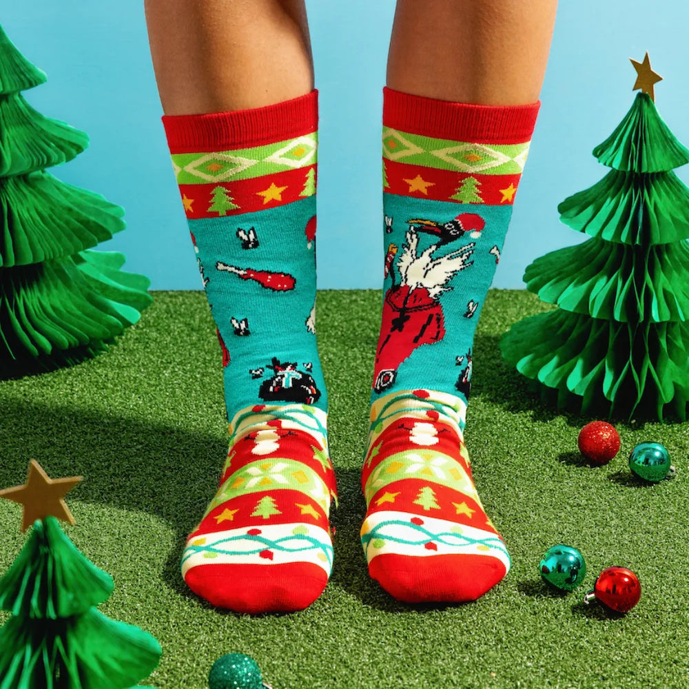 *NEW* Christmas Bin Chickens Bamboo Socks 8 left!