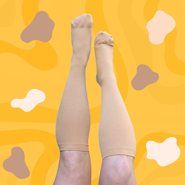 Classic Nude Compression Socks – Funky Sock Co
