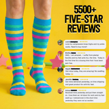 Classic Black Knee-High Compression Socks