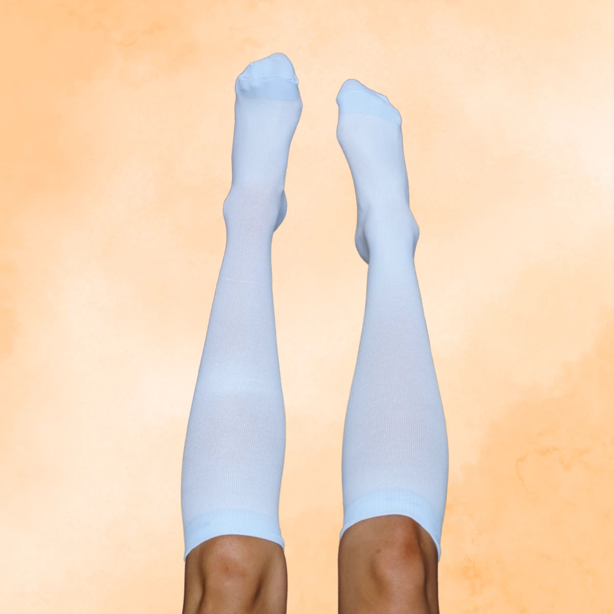 Classic Pastel Blue Compression Socks