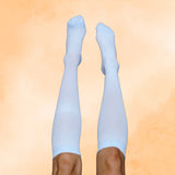 Classic Pastel Blue Compression Socks - Funky Sock Co