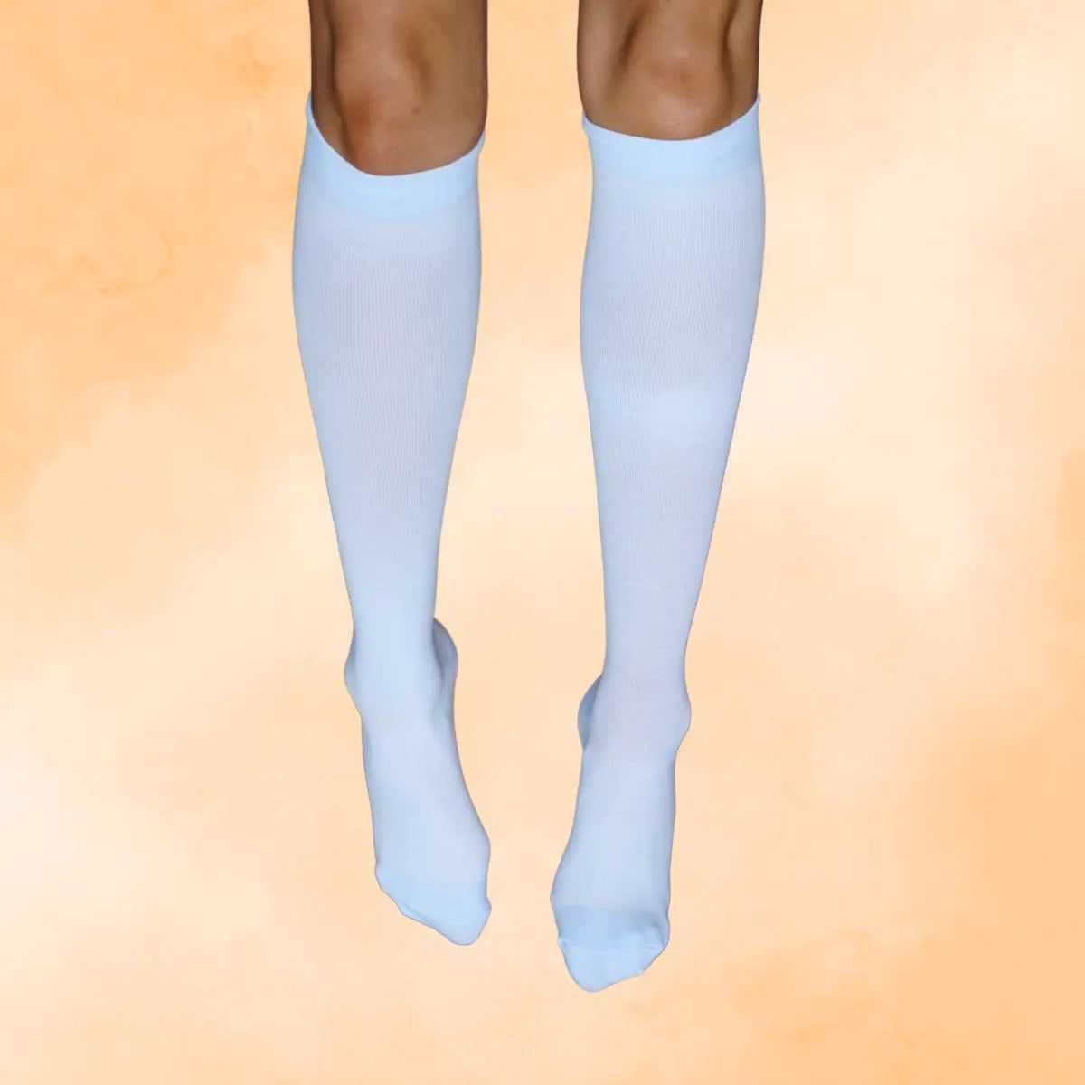 Classic Pastel Blue Compression Socks