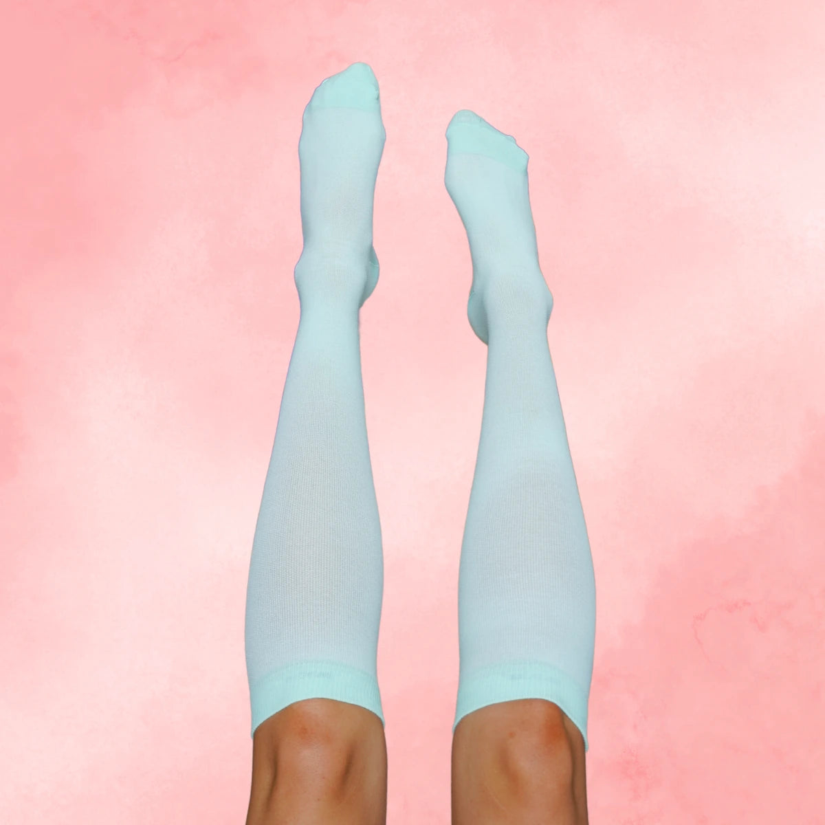 Classic Pastel Green Compression Socks