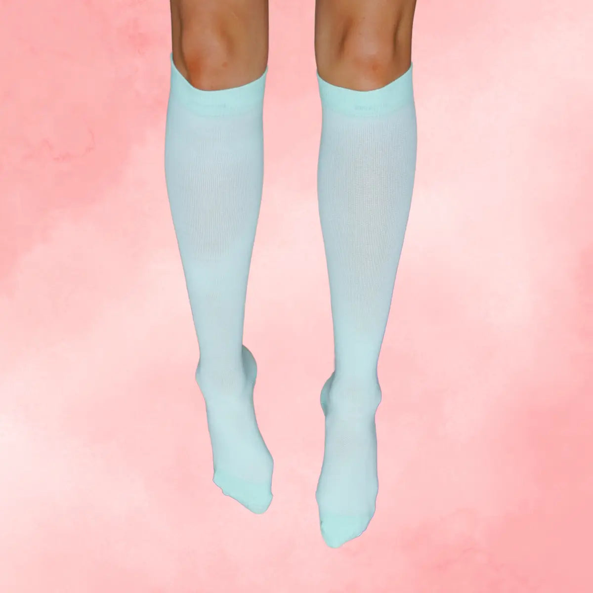 Classic Pastel Green Compression Socks