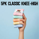 *Pre-Order* Pastel Classic Knee-High Compressions 5pk Gift Box