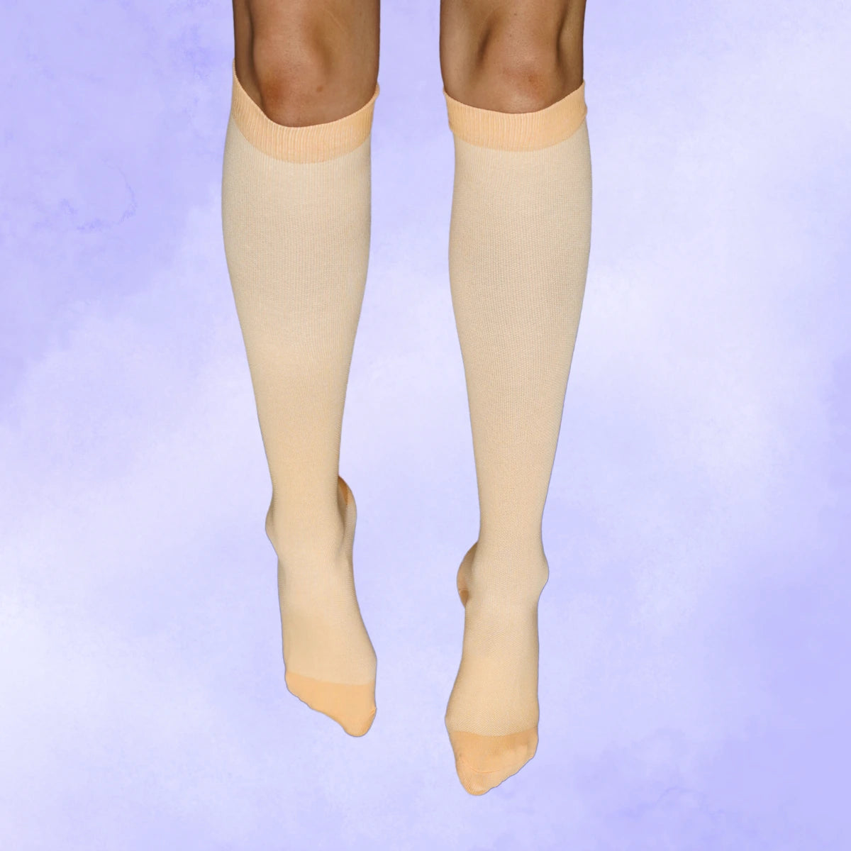 Classic Pastel Orange Compression Socks