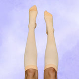 Classic Pastel Orange Compression Socks - Funky Sock Co