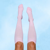 Classic Pastel Pink Compression Socks - Funky Sock Co