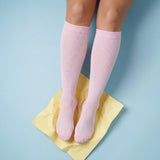 Classic Pastel Pink Compression Socks