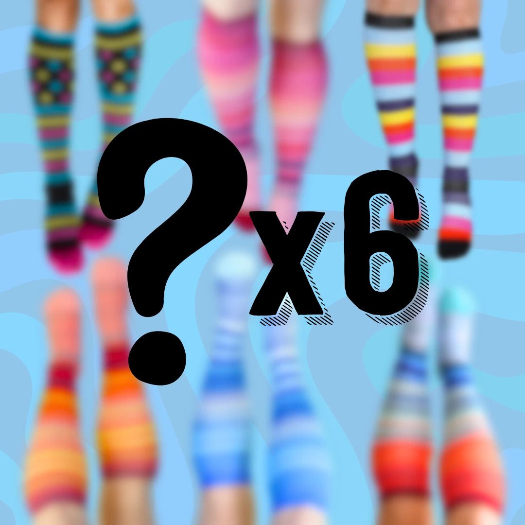 (71% OFF) Clearance 6 Pack Classic Compression Socks