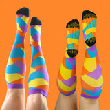 *NEW* S/M - 7XL GRIP Compression Socks Abstract