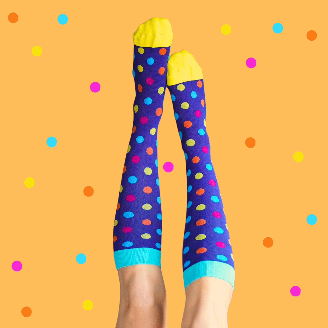 5 Pack Classic Compression Socks Funky Sock Co