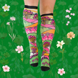 4 Pack Floral Compression Socks Bamboo - Funky Sock Co