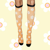 Flower Power Bamboo Compression Socks - Funky Sock Co