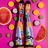 Bamboo Fruit Salad Compression Socks