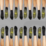 GRIP Ankle Compression Socks Black Bamboo