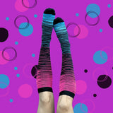 Multi Coloured Stripes 4 Pack Compression Socks Athlete Circulatory